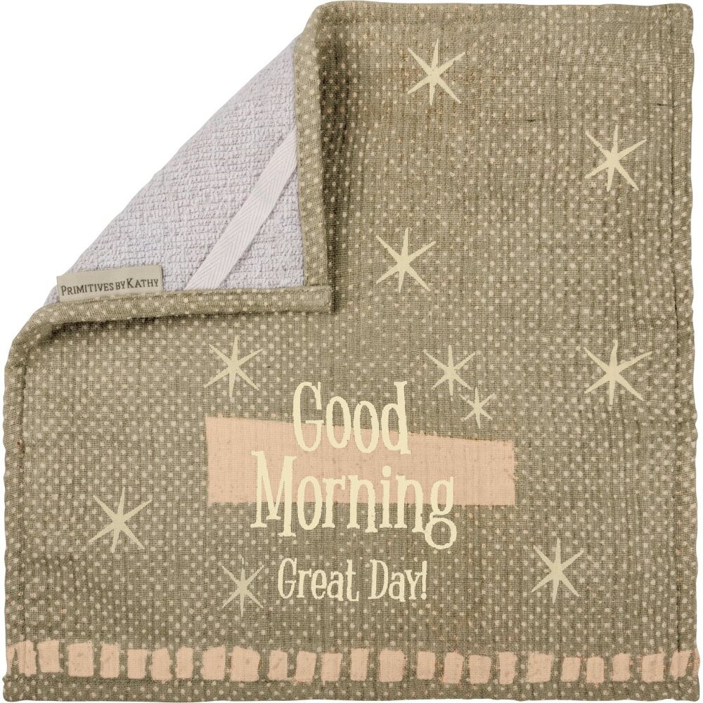 Good Morning Washcloth Set of 2